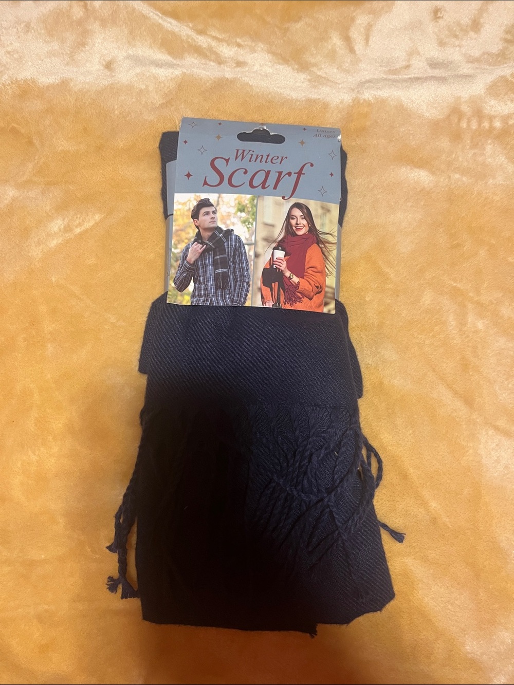 Winter Scarf - Navy